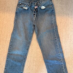 Classic Blue Straight Leg Jeans